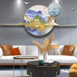 Đồng Hồ Phù Điêu Nghệ Thuật PDH024