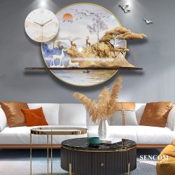 Đồng Hồ Phù Điêu Nghệ Thuật PDH018