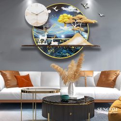 Đồng Hồ Phù Điêu Nghệ Thuật PDH017