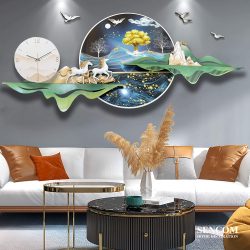 Đồng Hồ Phù Điêu Nghệ Thuật PDH014