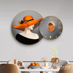 Đồng Hồ Treo Tường Tráng Gương TG01