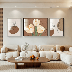 Tranh  Phòng Khách Nghệ Thuật Hiện Đại SC00297