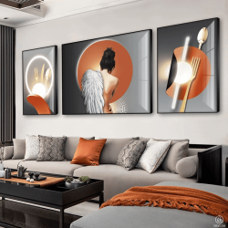 Tranh  Phòng Khách Nghệ Thuật Hiện Đại SC00294