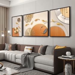 Tranh  Phòng Khách Nghệ Thuật Hiện Đại SC00289