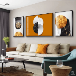 Tranh  Phòng Khách Nghệ Thuật Hiện Đại SC00290