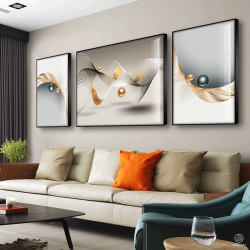 Tranh  Phòng Khách Nghệ Thuật Hiện Đại SC00287