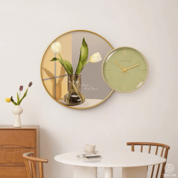 Đồng Hồ Treo Tường Tráng Gương TG013