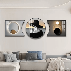 Tranh Phòng Khách Nghệ Thuật Hiện Đại SC00350