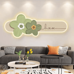 Tranh Treo Tường Hoa Mai Trắng LED09