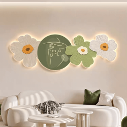 Alternative view of Tranh Treo Tường Hoa Mai Trắng LED02