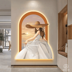 Đồng Hồ Treo Tường Tráng Gương TG033