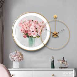 Alternative view of Đồng Hồ Treo Tường Tráng Gương Lồng Ghép 02