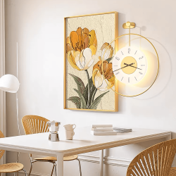 Đồng Hồ Treo Tường Tráng Gương Lồng Ghép 05