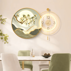 Đồng Hồ Treo Tường Tráng Gương Lồng Ghép 03