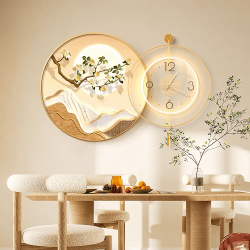 Đồng Hồ Treo Tường Tráng Gương Lồng Ghép 01