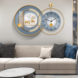 Alternative view of Đồng Hồ Treo Tường Tráng Gương Lồng Ghép 08