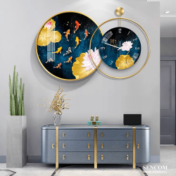 Đồng Hồ Treo Tường Tráng Gương Lồng Ghép 08