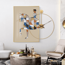 Alternative view of Đồng Hồ Treo Tường Tráng Gương Lồng Ghép 06