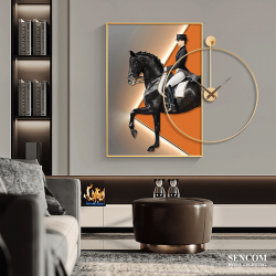 Đồng Hồ Treo Tường Tráng Gương Lồng Ghép 06