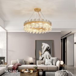 Alternative view of Đèn chùm pha lê cao cấp HĐ31