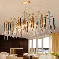 Alternative view of Đèn chùm Serips pha lê nhập khẩu SC062-SR