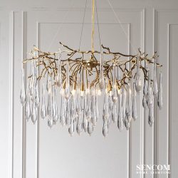 Alternative view of Đèn chùm Serips pha lê nhập khẩu SC068-SR