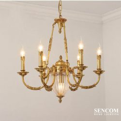 Đèn Chùm Đồng Tân Cổ Cao Cấp SC012-CĐ