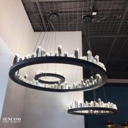 Alternative view of Đèn chùm pha lê cao cấp SC077-SR