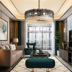 Alternative view of Đèn chùm pha lê cao cấp SC0104-SR