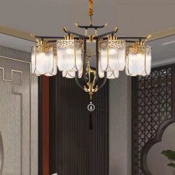 Alternative view of Đèn chùm pha lê cao cấp SC0118-SR