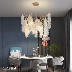 Đèn chùm Serips pha lê nhập khẩu SC050-SR