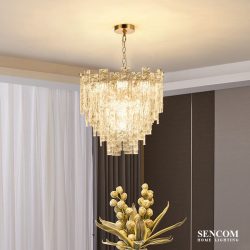 Alternative view of Đèn chùm pha lê cao cấp HĐ12