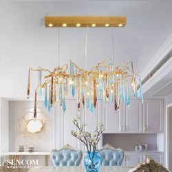 Đèn chùm Serips pha lê nhập khẩu SC048-SR