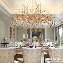 Đèn chùm Serips pha lê nhập khẩu SC070-SR