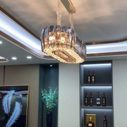 Alternative view of Đèn chùm pha lê cao cấp SC087-SR