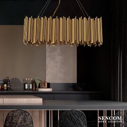 Alternative view of Đèn chùm đồng cao cấp HĐ02