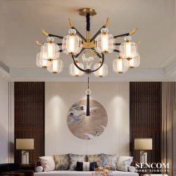 Alternative view of Đèn chùm pha lê cao cấp SC0116-SR
