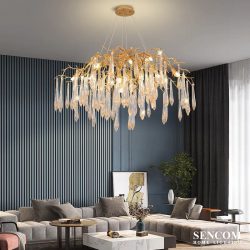 Đèn chùm Serips pha lê nhập khẩu SC065-SR