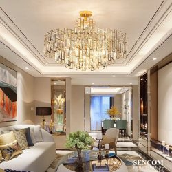 Alternative view of Đèn chùm pha lê cao cấp HĐ28