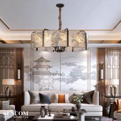 Alternative view of Đèn chùm pha lê cao cấp SC0114-SR