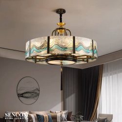 Alternative view of Đèn chùm pha lê cao cấp SC0112-SR