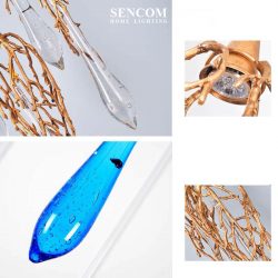 Alternative view of Đèn chùm Serips pha lê nhập khẩu HĐ34