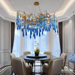 Alternative view of Đèn chùm pha lê cao cấp HĐ11