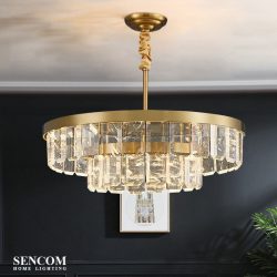 Alternative view of Đèn chùm pha lê cao cấp SC098-SR