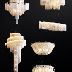 Alternative view of Đèn chùm pha lê cao cấp HĐ22