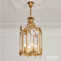 Đèn Chùm Đồng Tân Cổ Cao Cấp SC04-CĐ