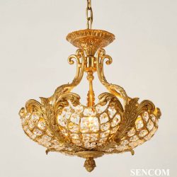 Đèn Chùm Đồng Tân Cổ Cao Cấp SC05-CĐ