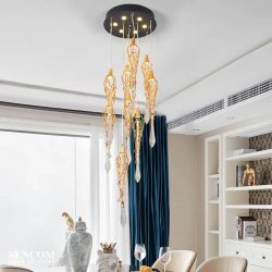 Đèn chùm Serips pha lê nhập khẩu HĐ35