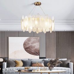 Alternative view of Đèn chùm pha lê cao cấp SC094-SR