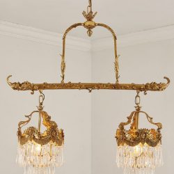 Đèn Chùm Đồng Tân Cổ Cao Cấp SC07-CĐ